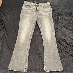 Express Women's Flare Jeans in Gray